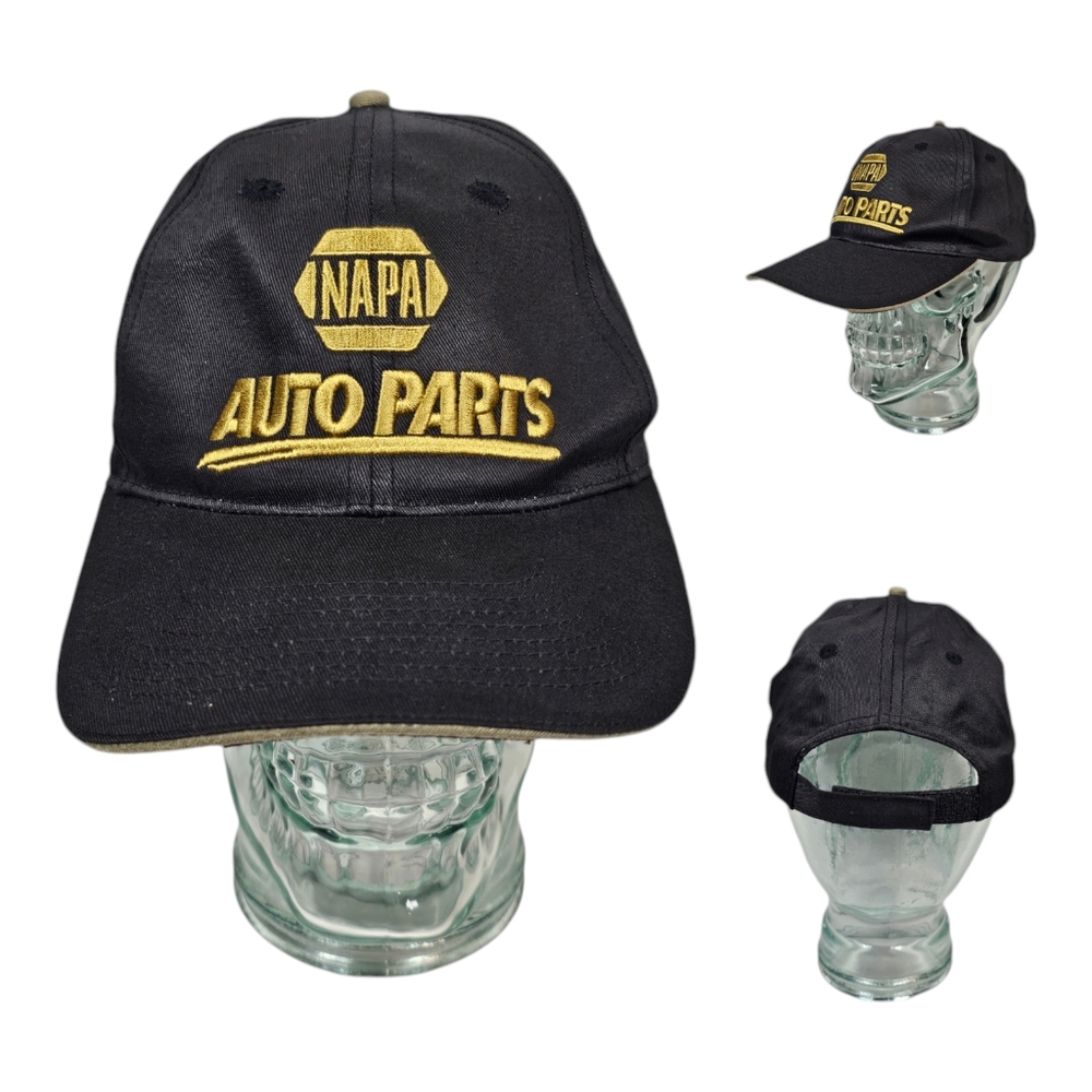 NAPA Auto Parts Strapback Hat National Auto Parts Association Sample‎ Cap Black
